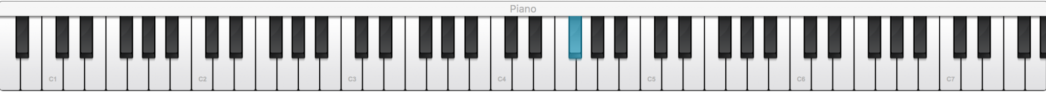 Piano controller