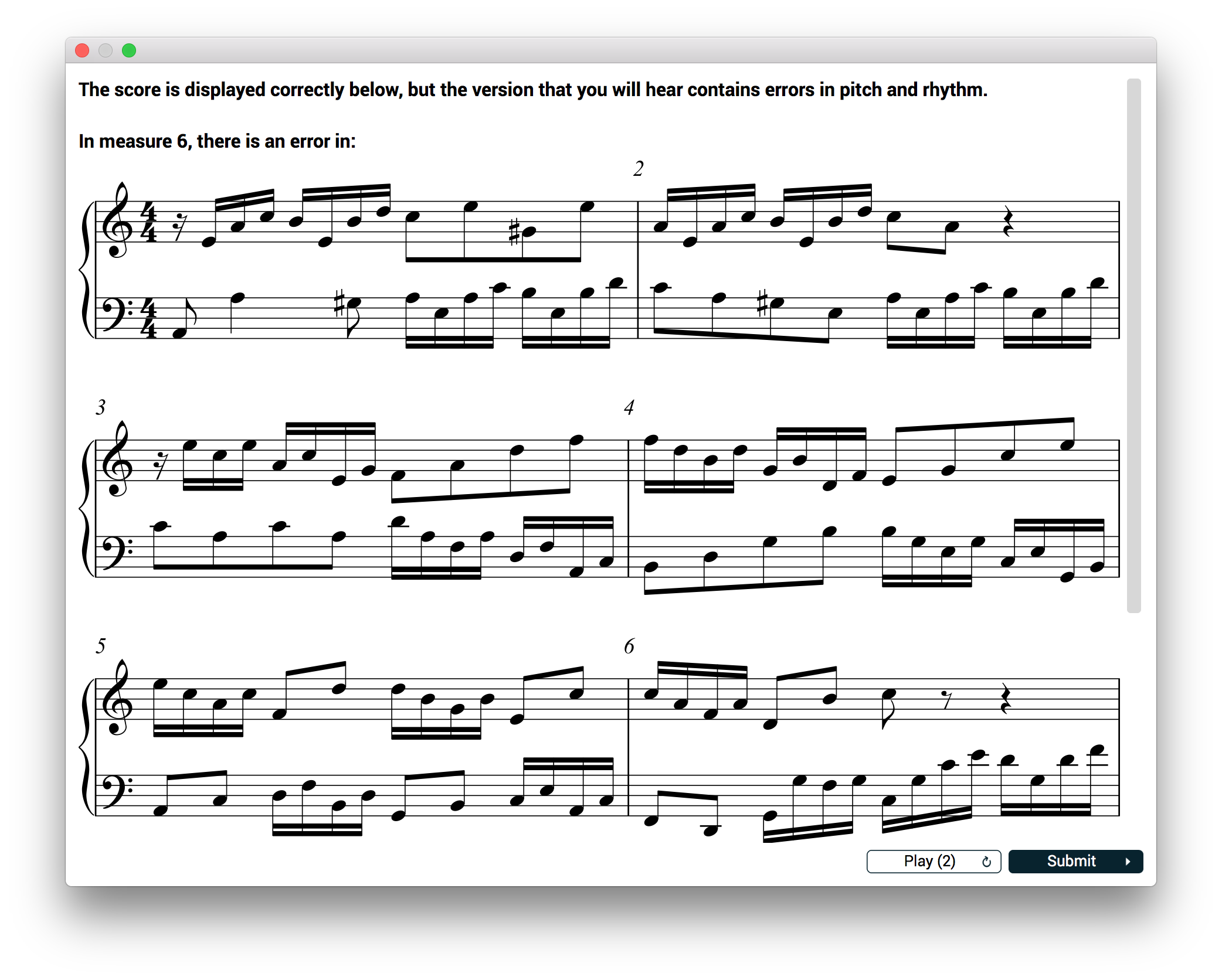 Music Note Error Rising Software | Curriculum