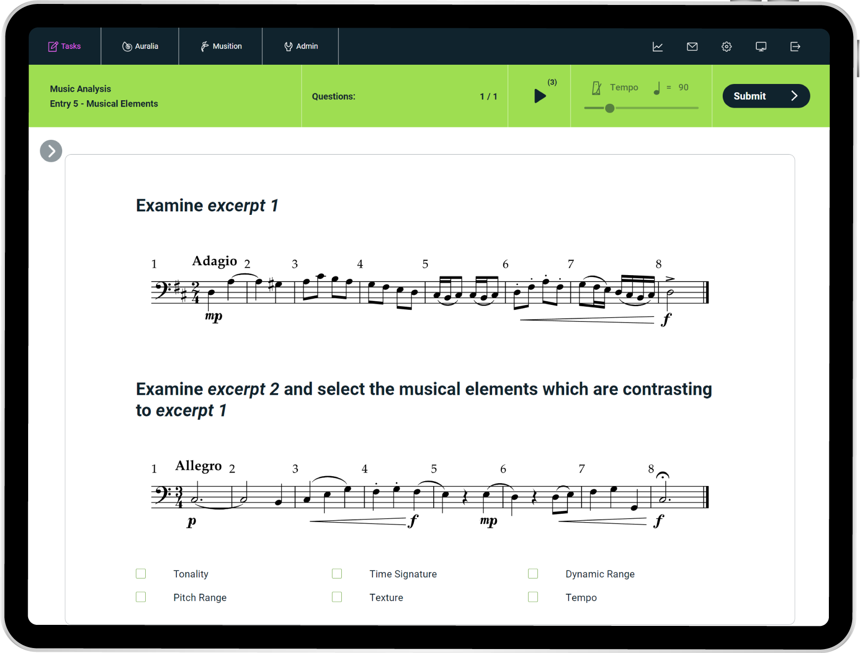 Custom Question Options