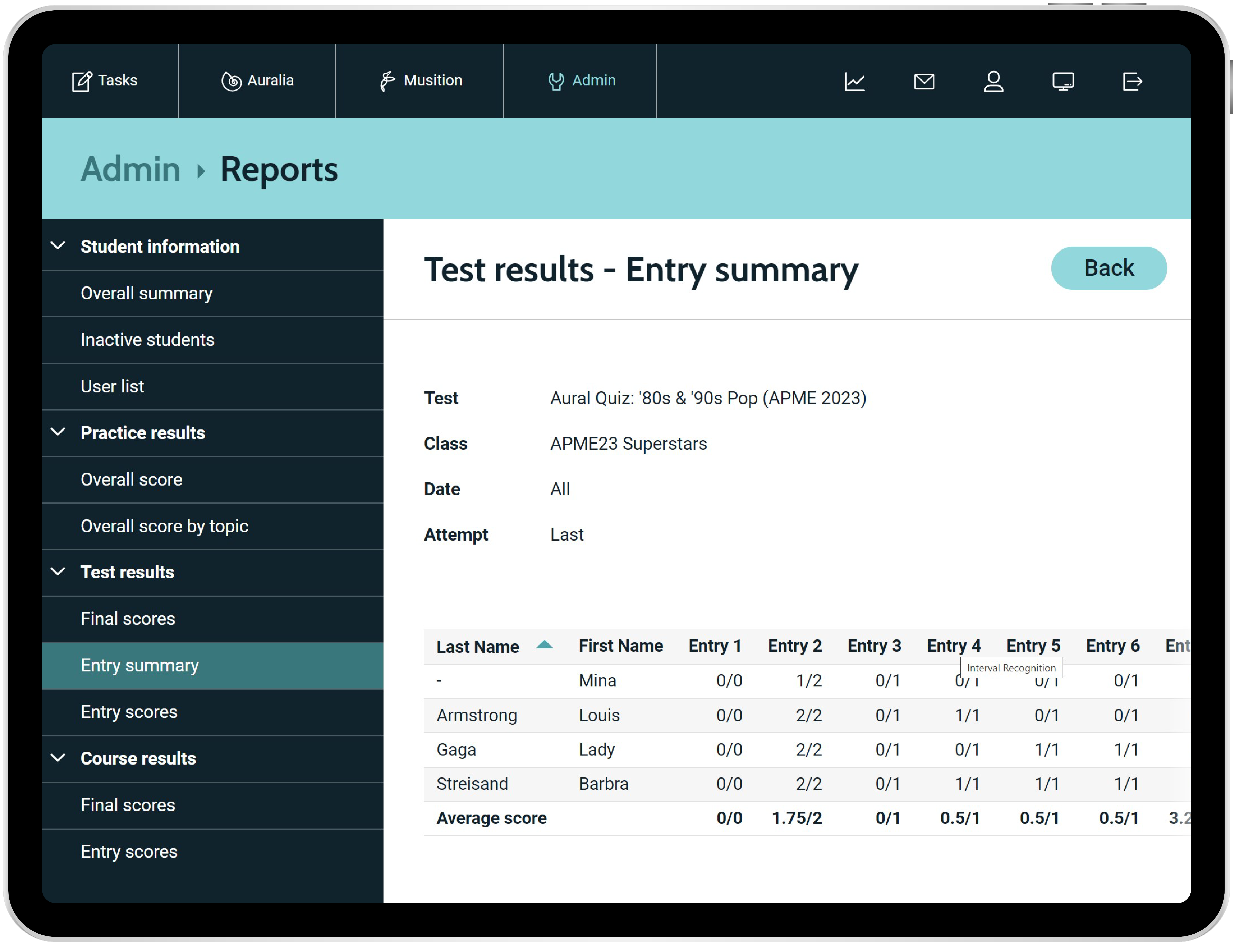 Test Summary Report