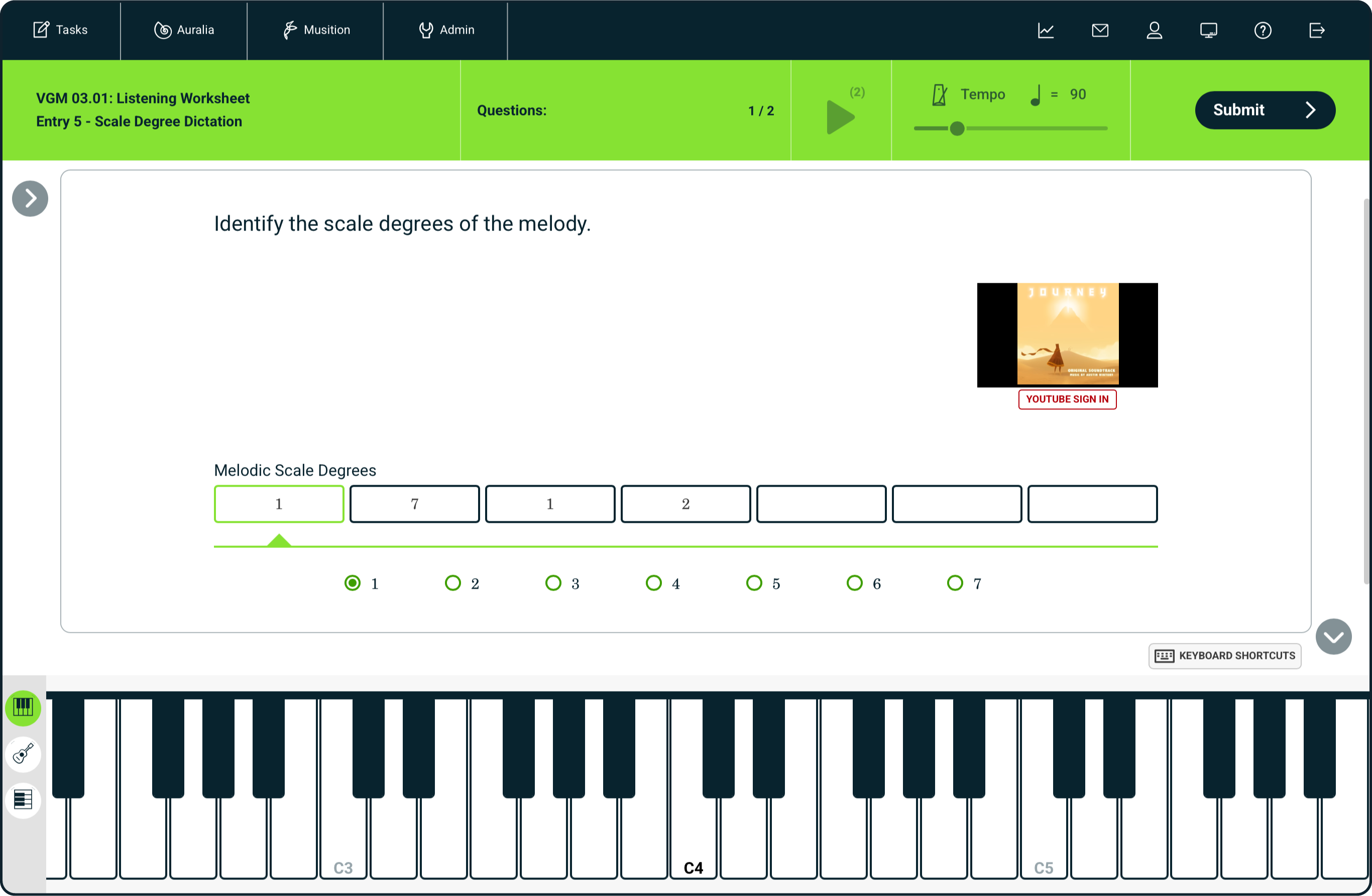 Aural Skills & Musicianship through Video Game Music